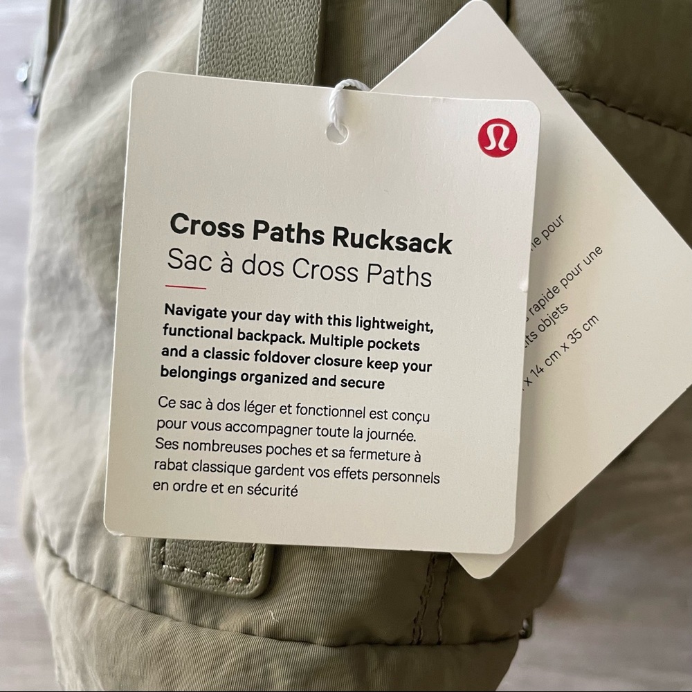 Sold Lululemon Cross Paths Rucksack *14L - Highlander - Picture 11 of 13